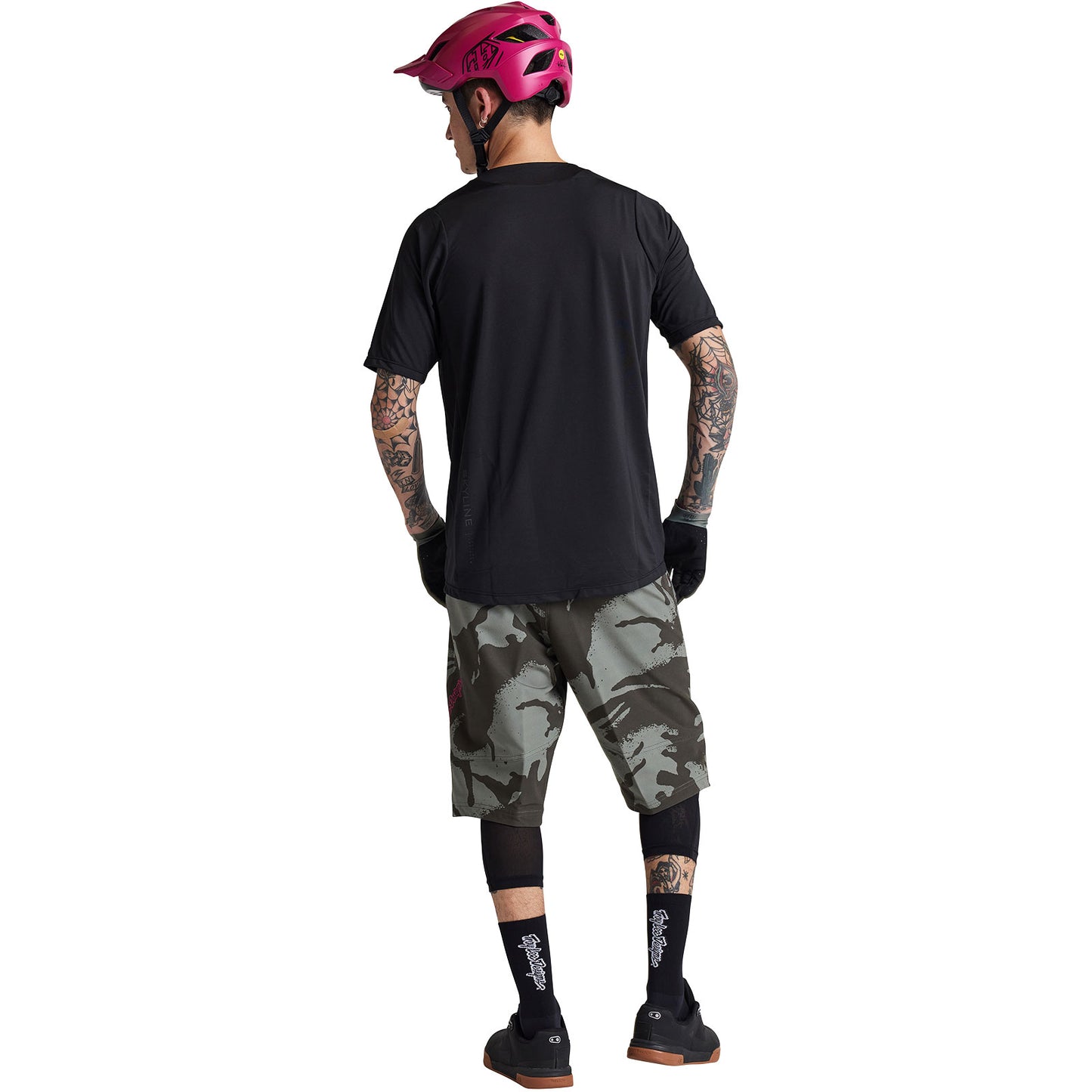 Skyline Short Sleeve Jersey Mono Black