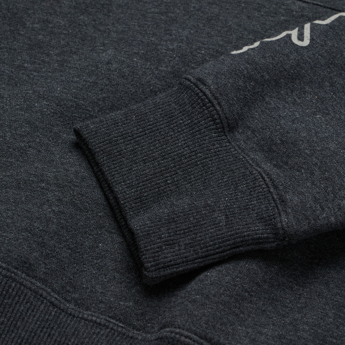 Pullover Hoodie Fade Out Black Heather