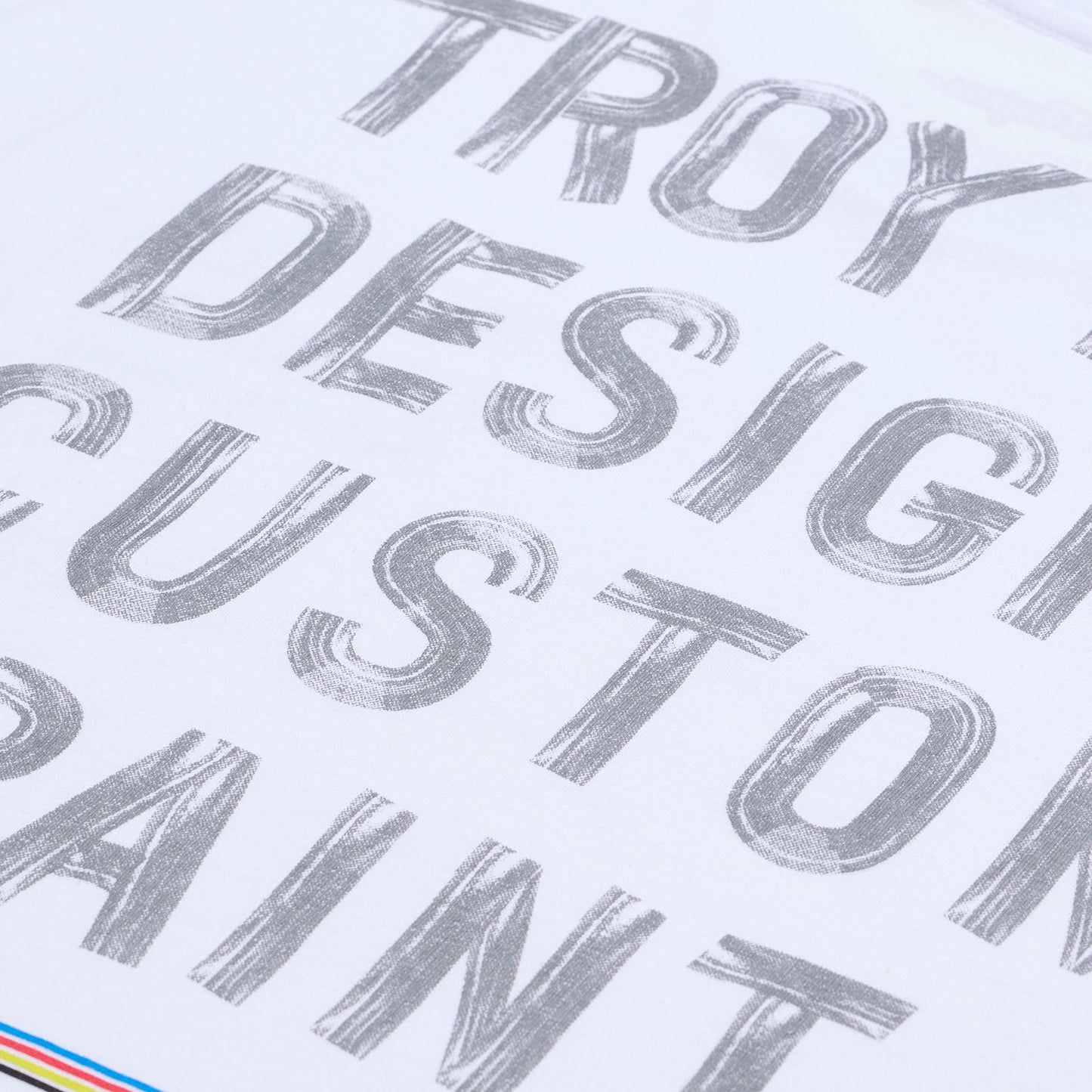 Short Sleeve Tee Paint Shop White
