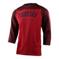 Ruckus 3/4 Jersey Camber Oxblood