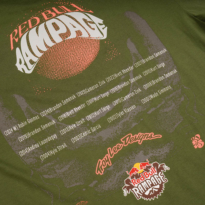 Short Sleeve Tee Troy Lee Designs X Red Bull Rampage Intergalactic Ranger