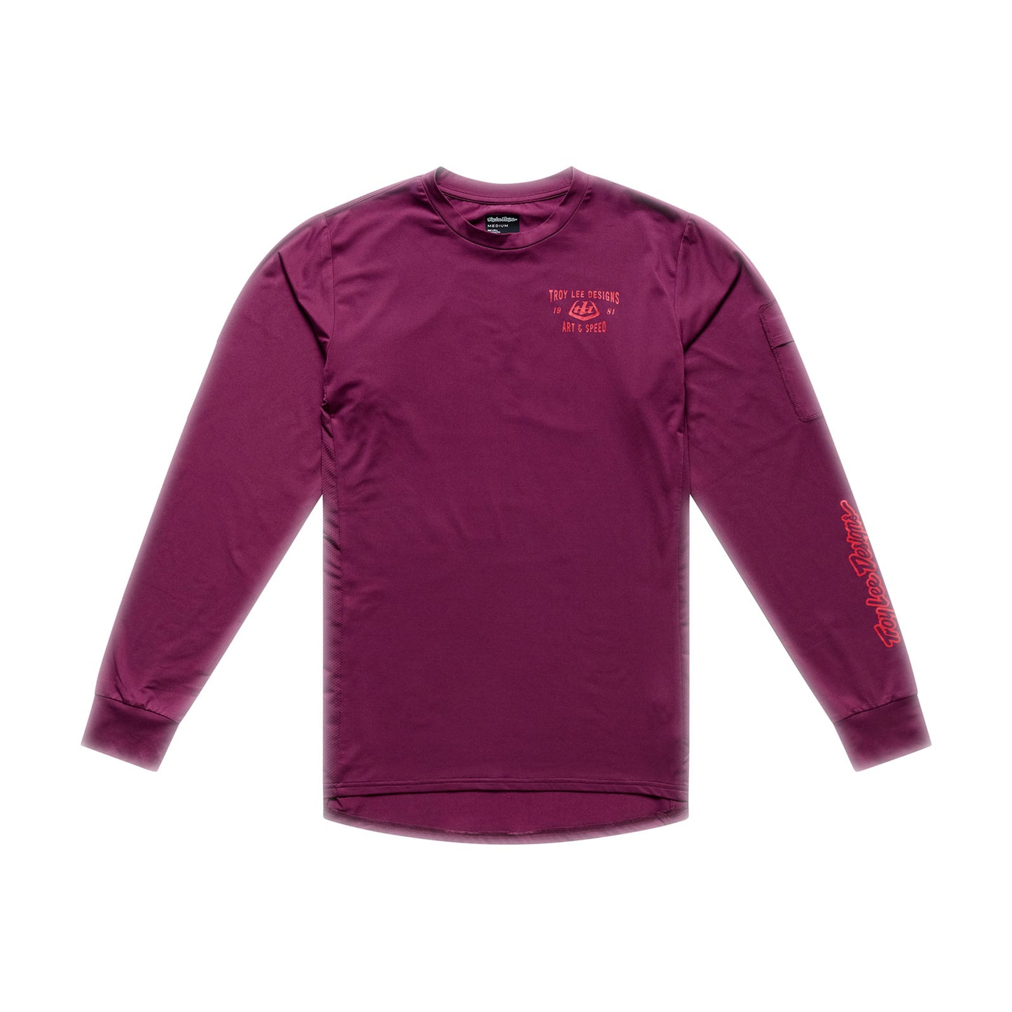 Ruckus Ride LS Tee Lockdown Sangria