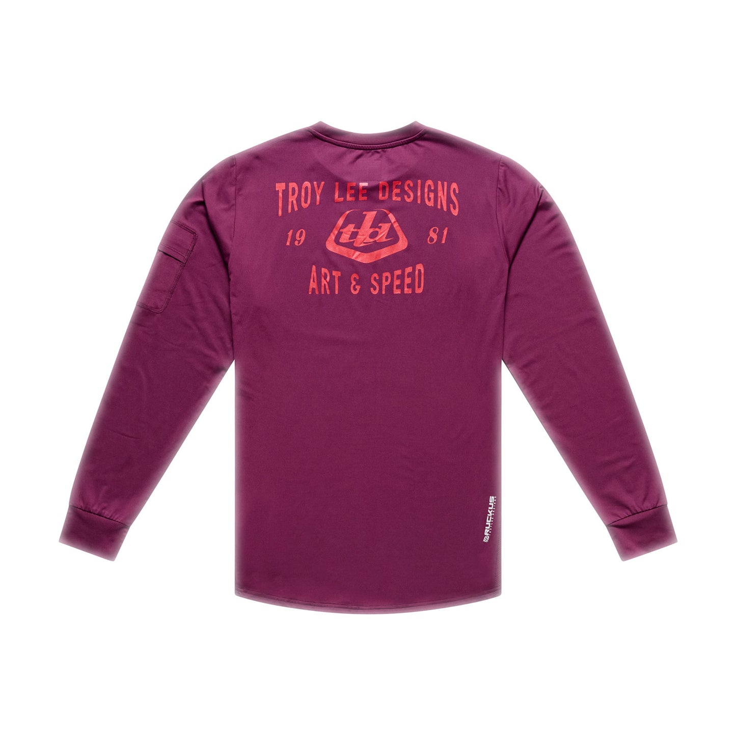 Ruckus Ride LS Tee Lockdown Sangria