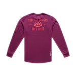 Ruckus Ride LS Tee Lockdown Sangria