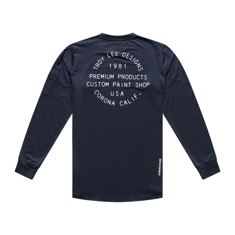 Ruckus Ride LS Tee Pressed Carbon