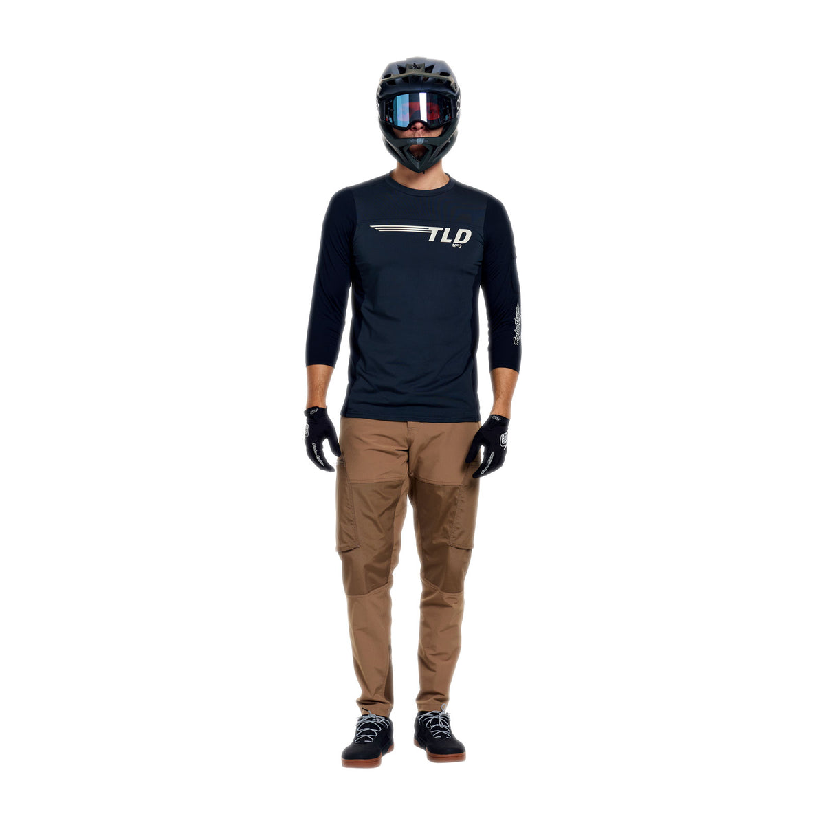 Ruckus Ride 3/4 Tee Wings Carbon