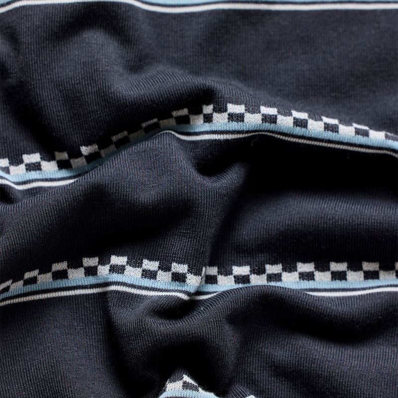 Skyline Ride SS Tee Checked Out Carbon