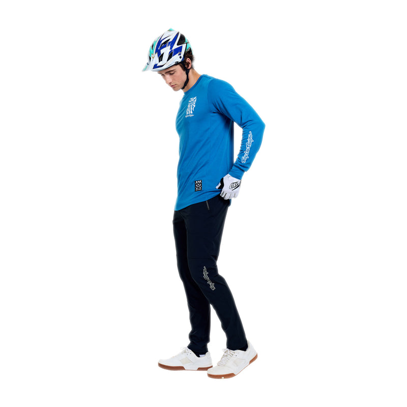 Skyline Ride LS Tee One Eye Aero Blue