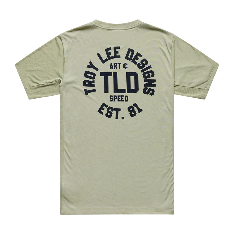 Skyline Ride SS Tee Stamps Sage