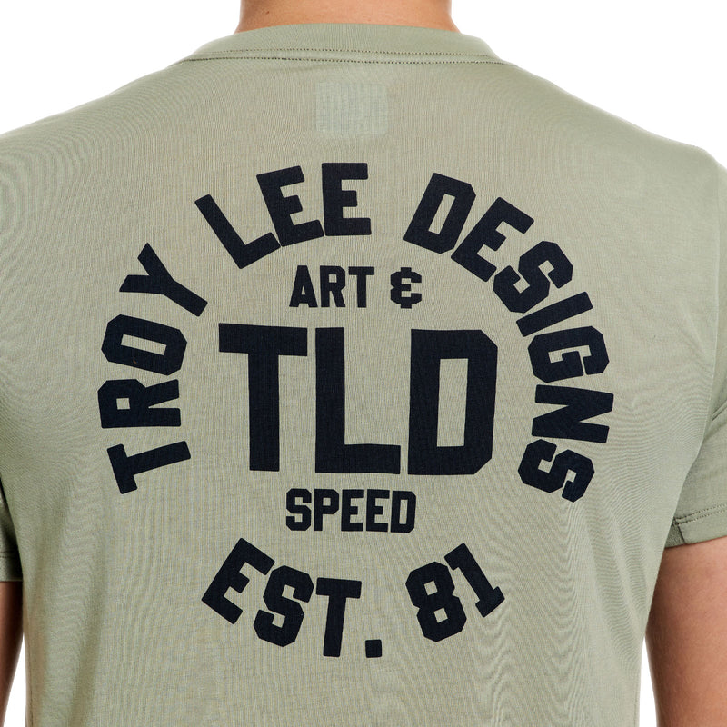 Skyline Ride SS Tee Stamps Sage