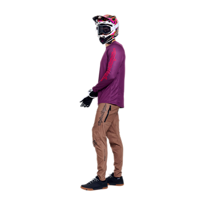 Sprint Pro LS Jersey Mono Sangria
