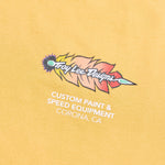 Short Sleeve Tee Feathers Bleached Melon