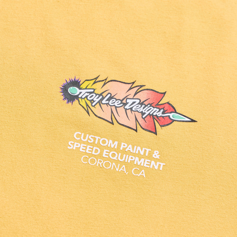 Short Sleeve Tee Feathers Bleached Melon