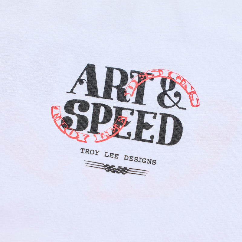 Short Sleeve Tee Pink Slips White