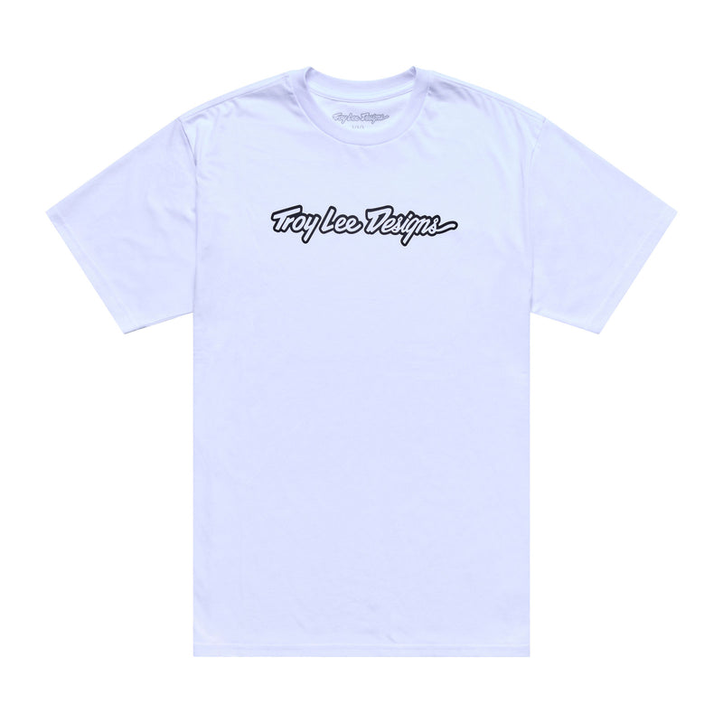 Short Sleeve Tee Signature White / Black