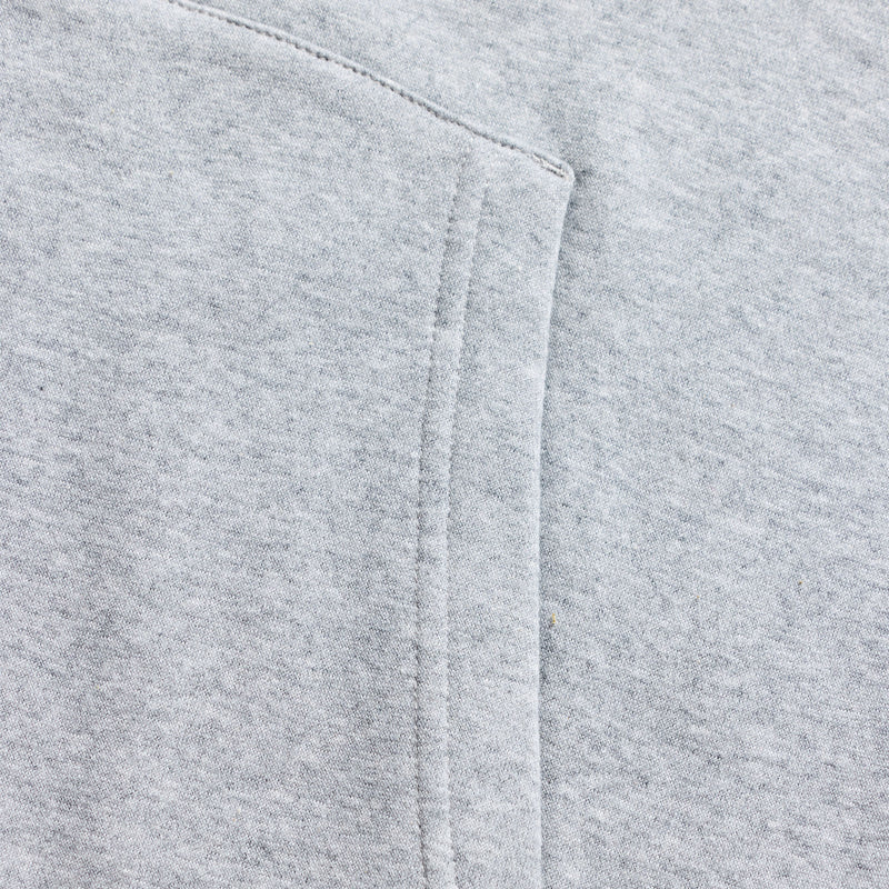 Zip up Hoodie Signature Gray Heather / Red