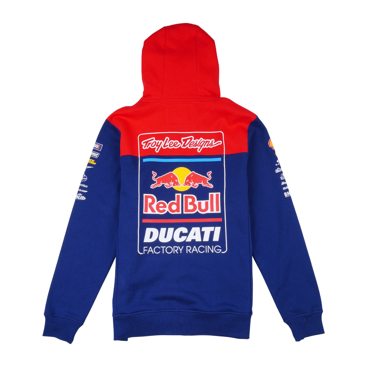 Zip up Hoodie Troy Lee Designs X Red Bull X Ducati Licensed Navy / Red