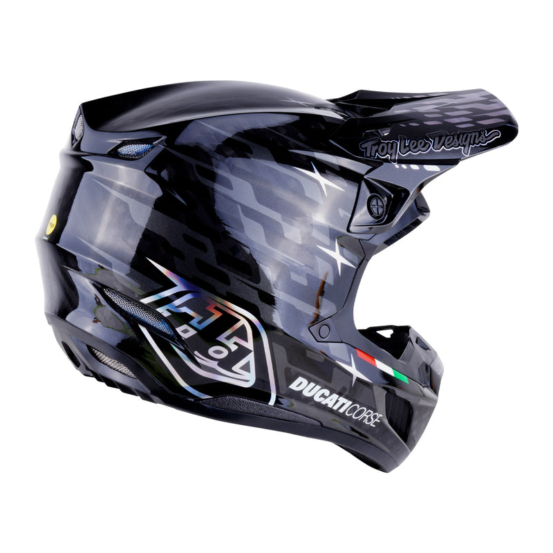 SE5 Carbon Helmet W/MIPS Troy Lee Designs X Ducati Licensed Gray