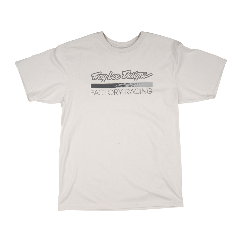 Short Sleeve Tee Troy Lee Designs Factory Racing Ash