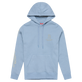 Womens Pullover Hoodie Peace Out Smoke Blue