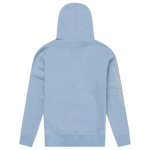 Womens Pullover Hoodie Peace Out Smoke Blue