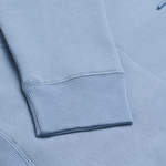 Womens Pullover Hoodie Peace Out Smoke Blue