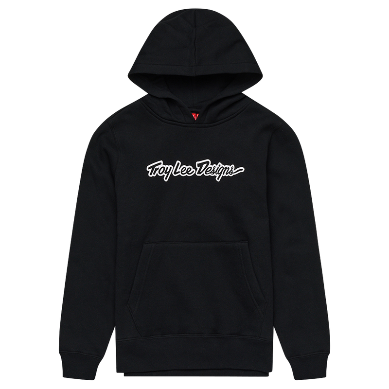 Womens Pullover Hoodie Signature Black