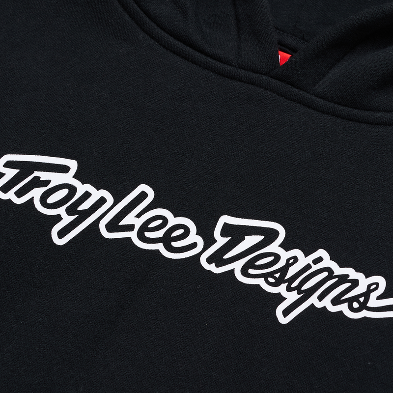 Womens Pullover Hoodie Signature Black
