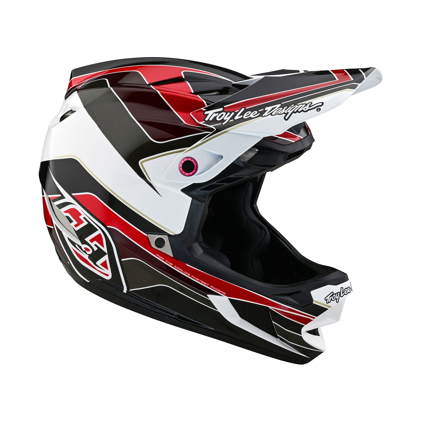 D4 Polyacrylite Helmet Block Charcoal / Red