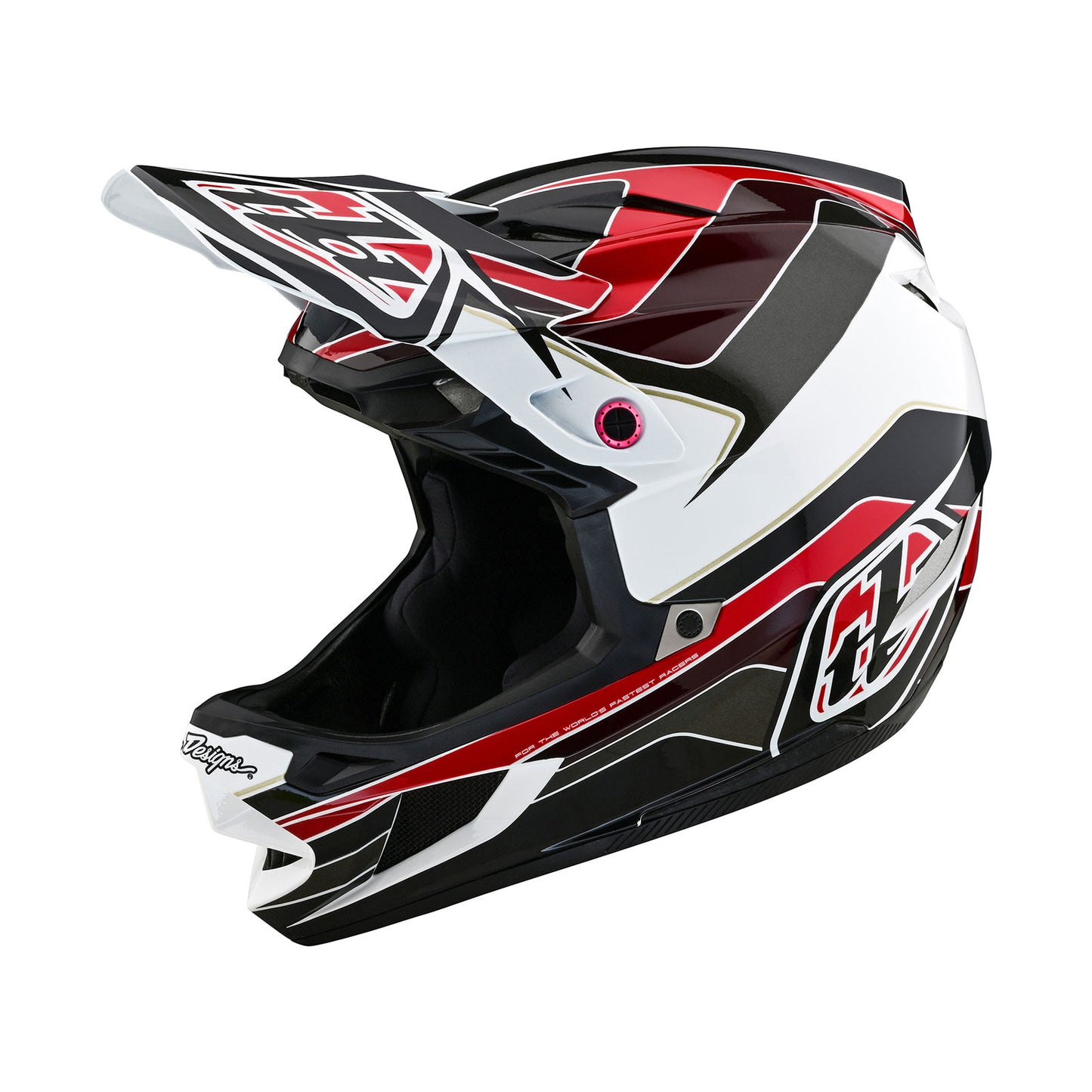 D4 Polyacrylite Helmet Block Charcoal / Red