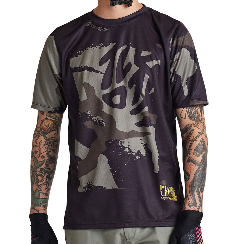 Flowline SS Jersey Confined Black