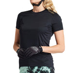 Womens Lilium SS Jersey Solid Black