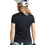 Womens Lilium SS Jersey Solid Black