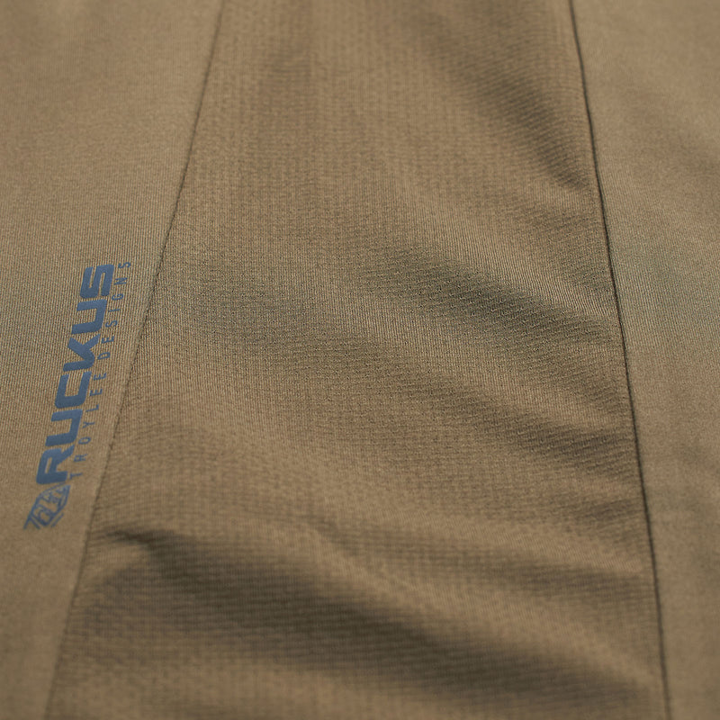 Ruckus Long Sleeve Ride Tee Fangs Olive
