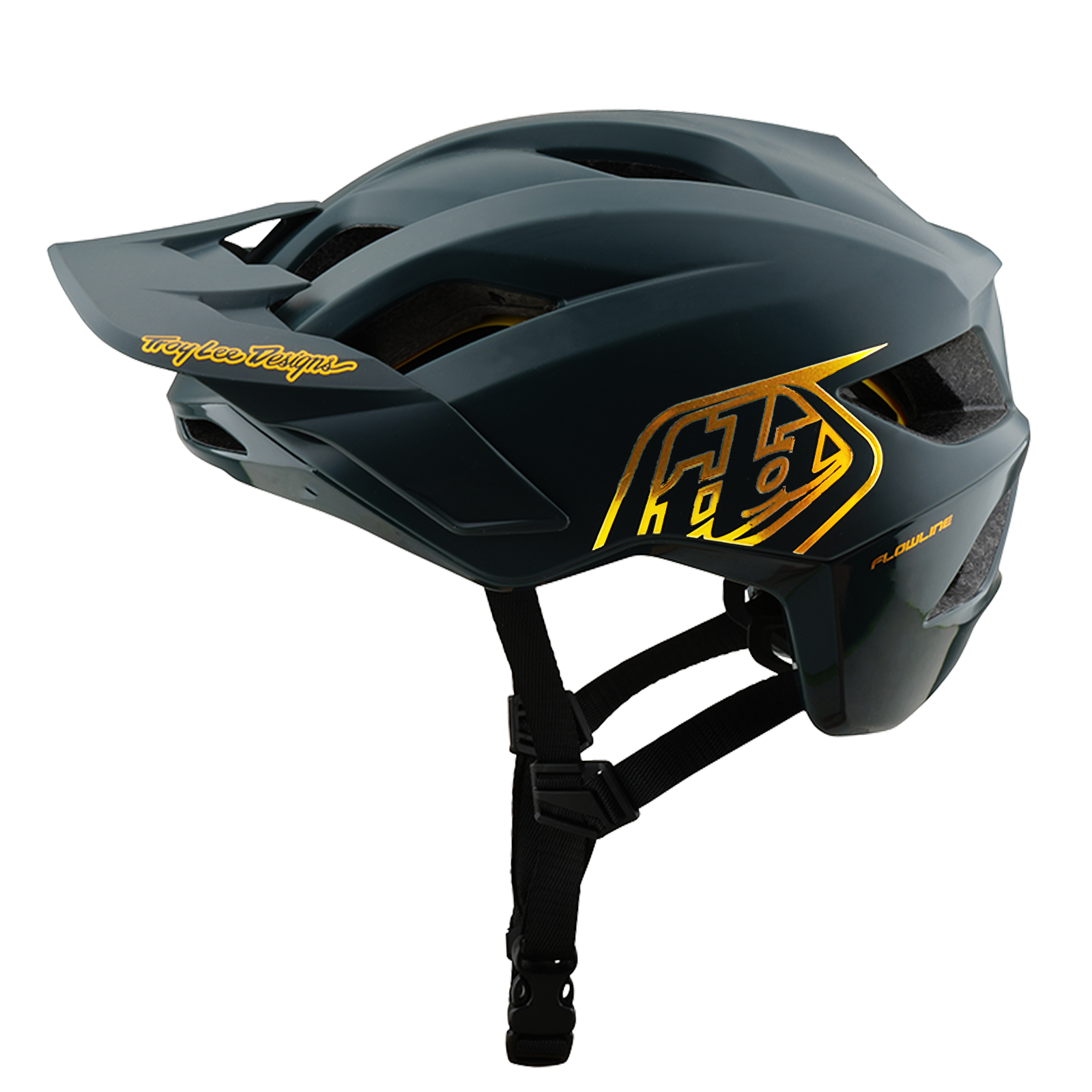 Youth Flowline Helmet Point Gray / Gold