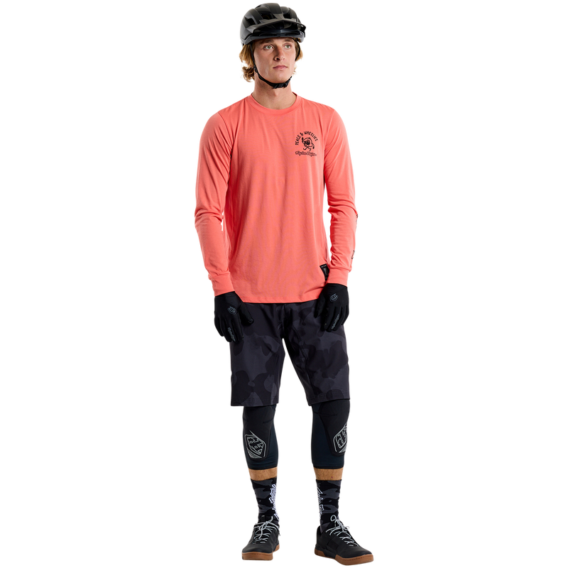 Skyline Long Sleeve Ride Tee P&W Melon