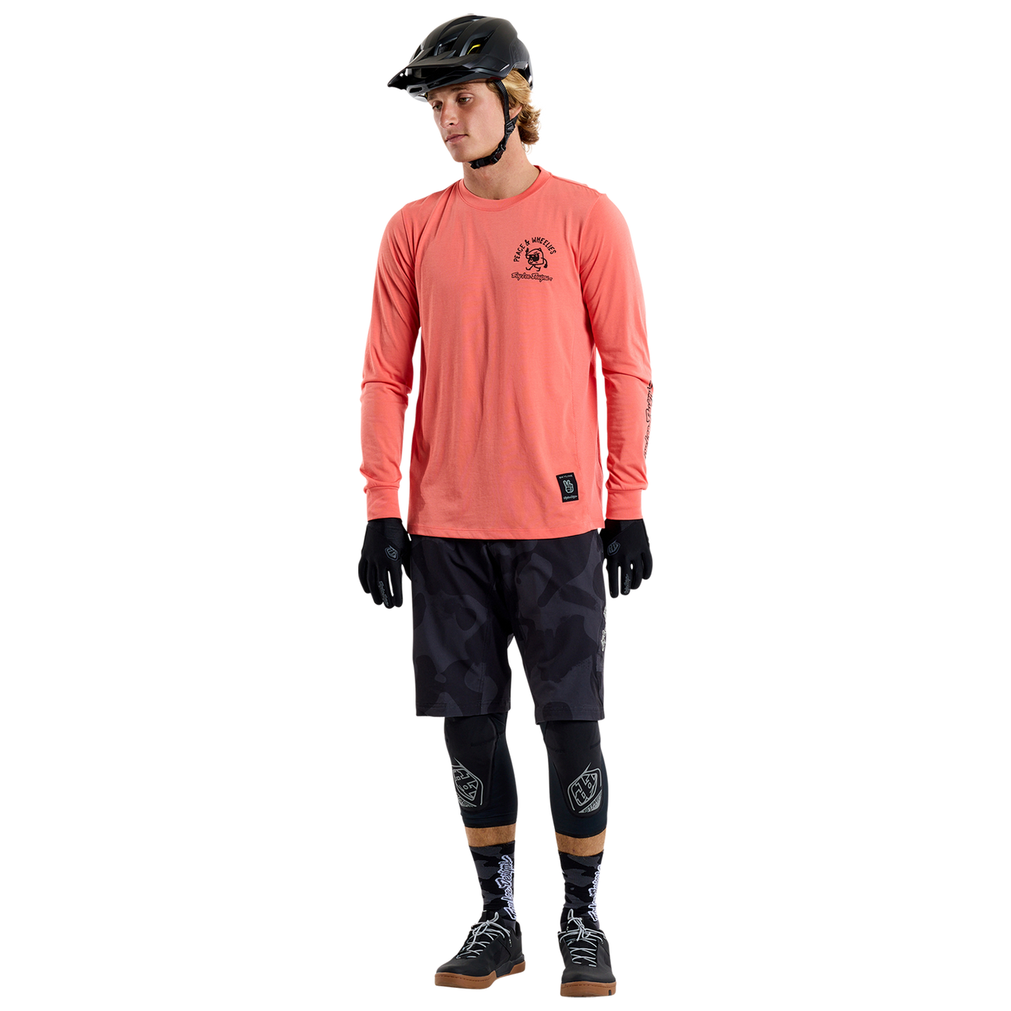 Skyline Long Sleeve Ride Tee P&W Melon