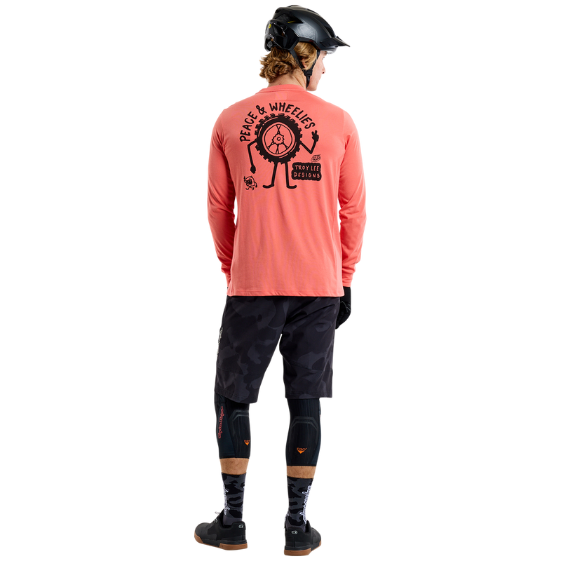 Skyline Long Sleeve Ride Tee P&W Melon