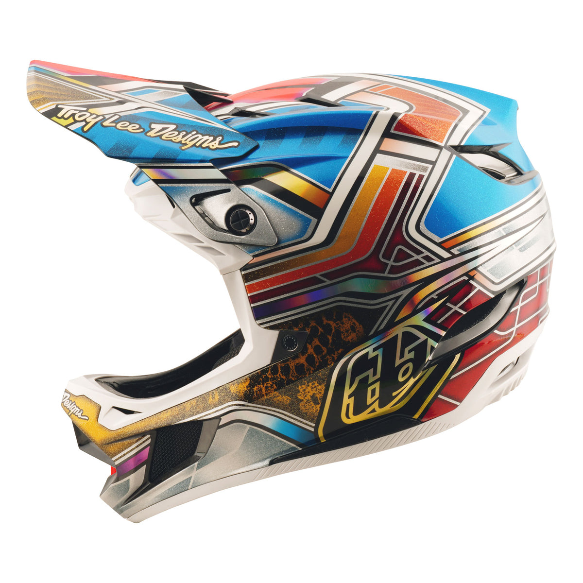 Casque D4 Carbon Lowrider Bleu
