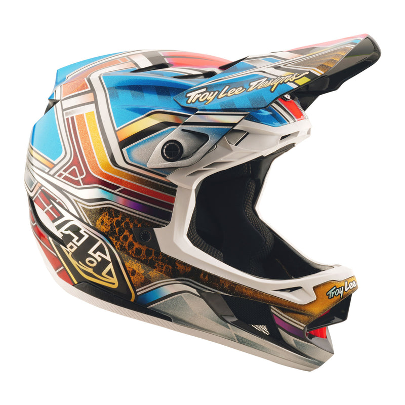 Casque D4 Carbon Lowrider Bleu
