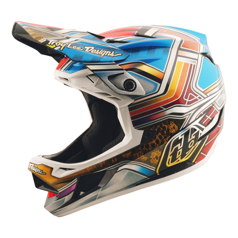Casque D4 Carbon Lowrider Bleu