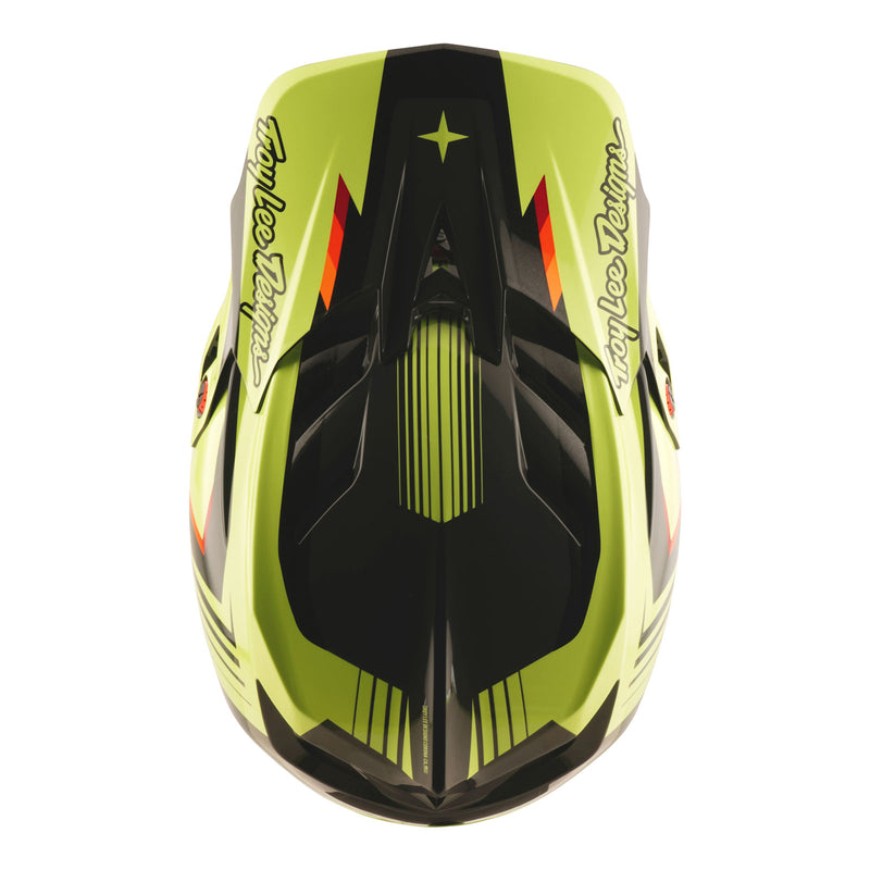 D4 Polyacrylite Helmet Qualifer Black / Yellow
