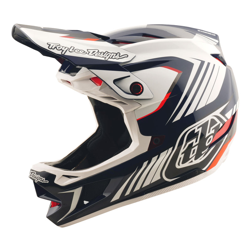 D4 Polyacrylite Helmet Qualifer Blue / White