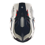 D4 Polyacrylite Helmet Qualifer Blue / White