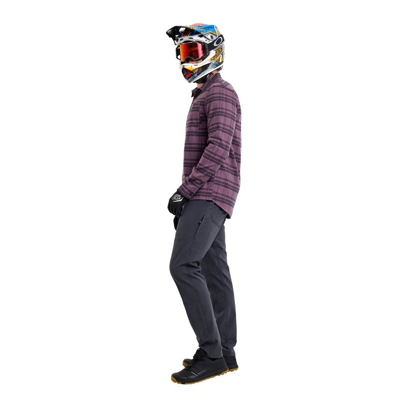 Grind Flannel Yd Plaid Deep Purp