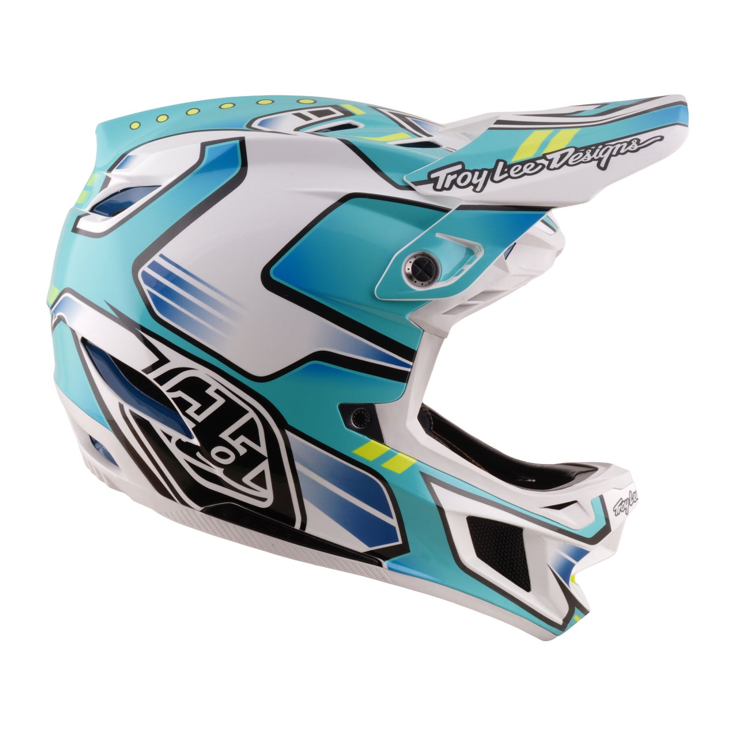 D4 Composite Helmet Crest Real Teal