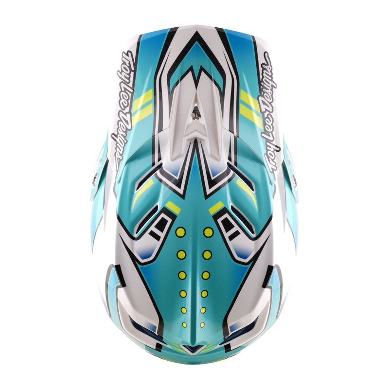 D4 Composite Helmet Crest Real Teal