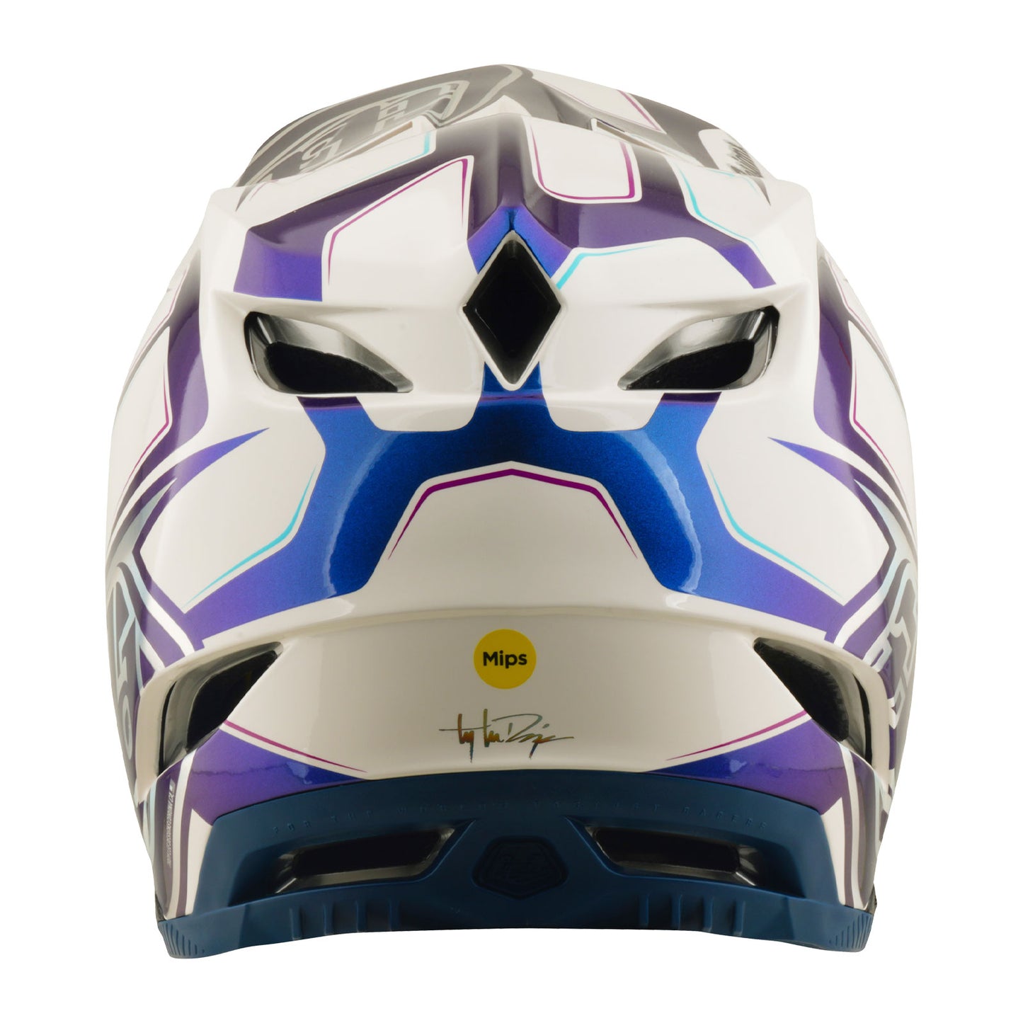 D4 Composite Helmet Flared White / Indigo