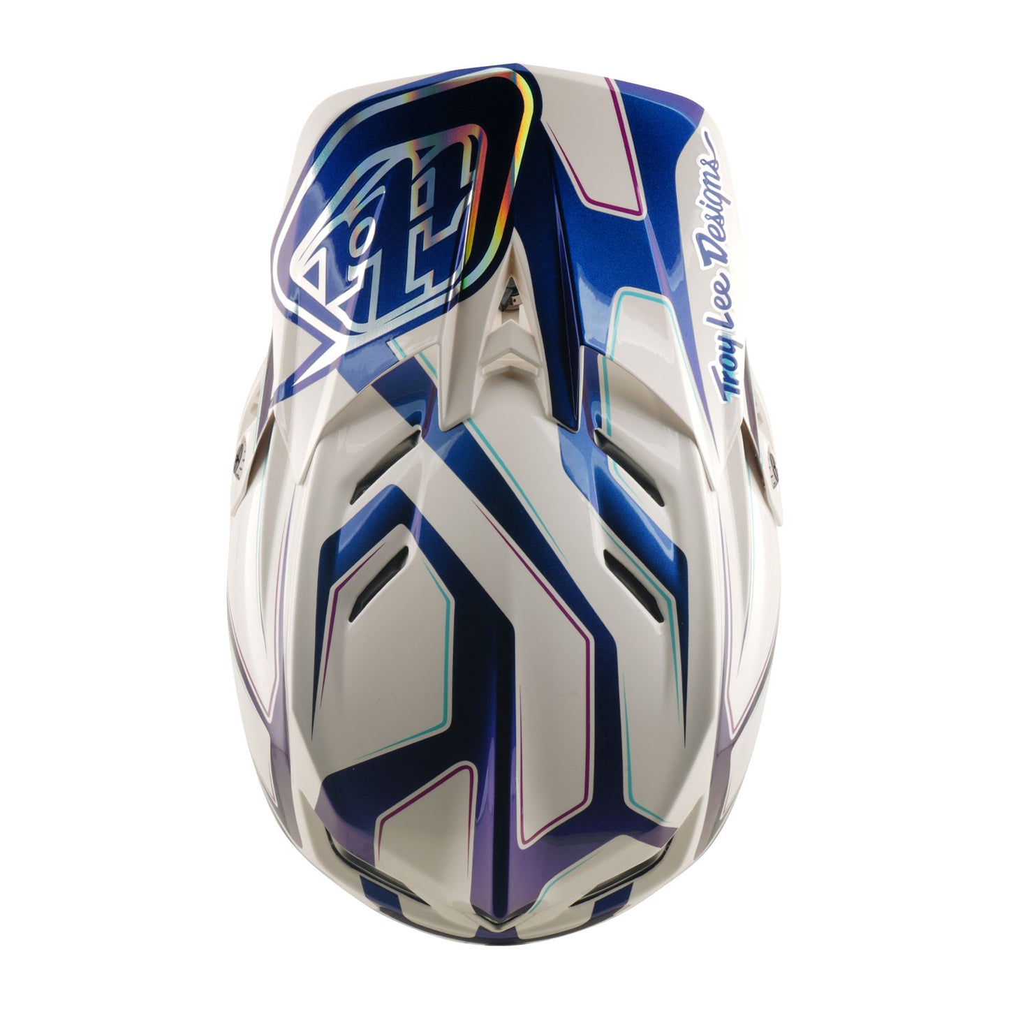 D4 Composite Helmet Flared White / Indigo