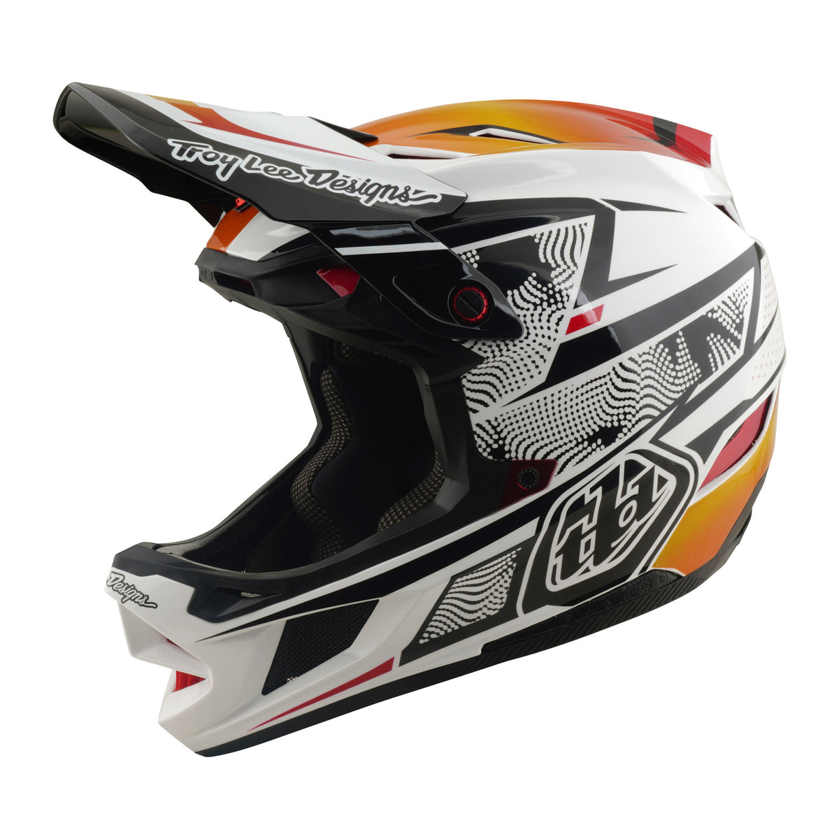 D4 Composite Helmet Lined up White